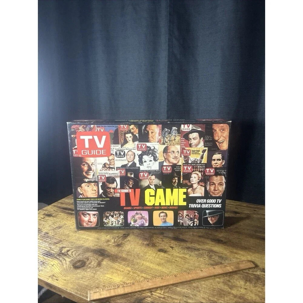 1984 TV Guide's TV Board Game Vintage Classic 6000 Trivia Questions  2 + Players